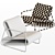 1970 Percival Lafer Prototype Lounge Chair 3D model small image 2