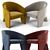 Fae Accent Chair: A Cozy Addition to Any Space 3D model small image 2