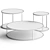 Elegant Minotti Huber Coffee Tables 3D model small image 2