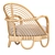 Natural Rattan Etta Chair 3D model small image 2