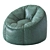 Cozy Comfy Bean Bag Chair 3D model small image 4