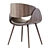 Corvus Mid-century Accent Chair - Stylish Comfort for Any Space 3D model small image 3