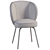 Sleek Modern Dining Chair 3D model small image 5