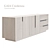 Elegant Gaia Credenza: Exquisite Storage Solution 3D model small image 2