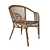 Stylish Rattan Chair: Comfort Meets Elegance 3D model small image 3