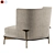 Luxury Comfort GAE Armchair 3D model small image 2