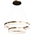 Modern LED Chandelier: Tor Lighting PW0972 3D model small image 1