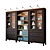 Ikea Hemnes Storage Combo: Stylish Organizer, Black-Brown 3D model small image 18