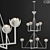 Elegant Two-Tier Chandelier Alberto 3D model small image 1