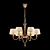 Elegant Florence Pendant Lamp 3D model small image 1