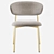 Elegant Calligaris Oleandro Dining Chair 3D model small image 2