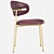Elegant Calligaris Oleandro Dining Chair 3D model small image 3