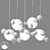 Bolle Bubbles Frosted Pendant Lights 3D model small image 1