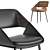Herrick Leather Chair: Stylish and Luxurious 3D model small image 2