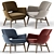 Elegant Comfort: Martha Armchair 3D model small image 2