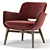 Elegant Comfort: Martha Armchair 3D model small image 4