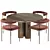 Modern Dining Set: 2015 Design 3D model small image 1