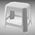 Elegant 50cm Stool 3D model small image 3