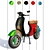 Vespa Classic: 5-Color Materials 3D model small image 7