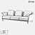 Title: Sofa LoftDesigne 36753: Modern, Stylish, and Comfy 3D model small image 2