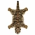 Giant Tiger Shaped Rug 3D model small image 1
