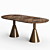 Modern Elegance: Sancal Pion Dining Table 3D model small image 4