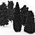 5 Evergreen Trees - Leyland Cypress, Slender Hinoki, Rocky Mountain - 4K Texture - 3D Models 3D model small image 4