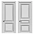 Modern Interior Door 3D model small image 2