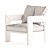 Warhol Irok Garden Armchair: Stylish Outdoor Seating 3D model small image 4