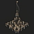 Quasar Mira Chandelier: Exquisite Illumination Masterpiece 3D model small image 3