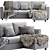 Modern Vimle Sofa: Sleek Design & Quality Craftsmanship 3D model small image 6