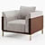 Vittoria Armchair: Elegant and Versatile 3D model small image 7