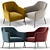 Elevate Your Comfort: Jive 32 Fabric Chair 3D model small image 2