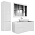 Elegant Bathroom Furniture Set | Kerama Marazzi 3D model small image 1