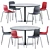 Stan Dining Table: Sleek & Modern 3D model small image 1