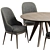 Sfer ROB Table and Chair Set 3D model small image 1