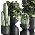 Tropical Plant Collection | Exotic & Decorative Outdoor & Indoor Plants with Black Pots 3D model small image 4