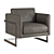 Modern Milo Baughman Accent Chair 3D model small image 6