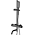 Gappo Black Thermostatic Shower System 3D model small image 2