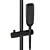Gappo Black Thermostatic Shower System 3D model small image 4