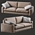 Modern Design Sofa: 810 FLY By Vibieffe 3D model small image 3