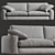 Modern Design Sofa: 810 FLY By Vibieffe 3D model small image 5