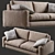 Modern Design Sofa: 810 FLY By Vibieffe 3D model small image 6