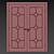 Modern Interior Door 118 3D model small image 3