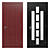 Modern Interior Door 134 | 3D Model 3D model small image 1