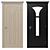 Sleek 147 Interior Door 3D model small image 1