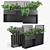 Elegant Ticino Plant Pots 3D model small image 1