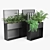 Elegant Ticino Plant Pots 3D model small image 3