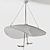 Sleek Lederam Manta S2 Pendant 3D model small image 2