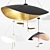Sleek Lederam Manta S2 Pendant 3D model small image 3